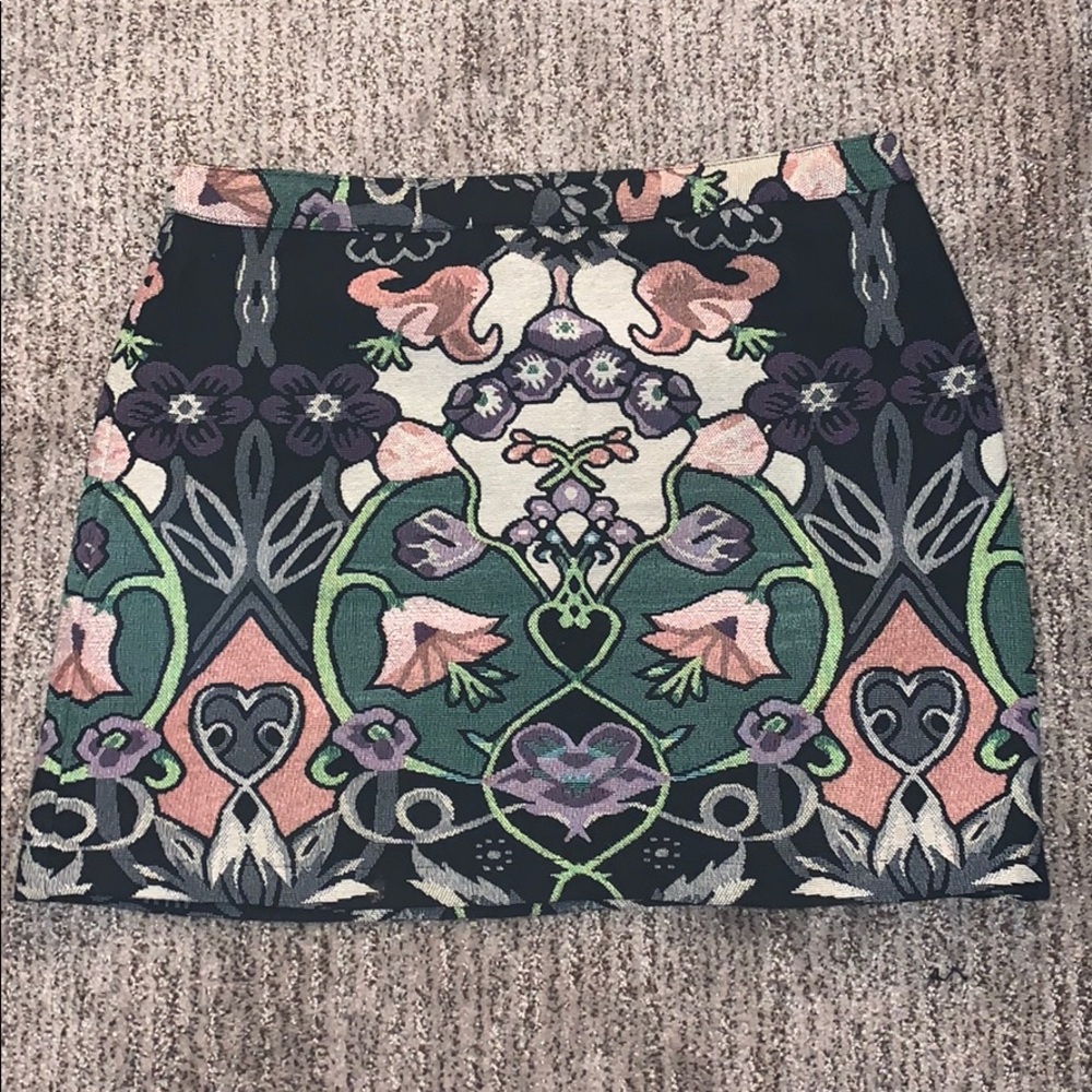 Top shop printed skirt 🌸